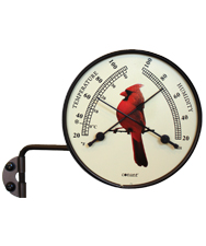 SALE - Vermont Brass 4 Dial Outdoor Thermometer by Conant T6LFB