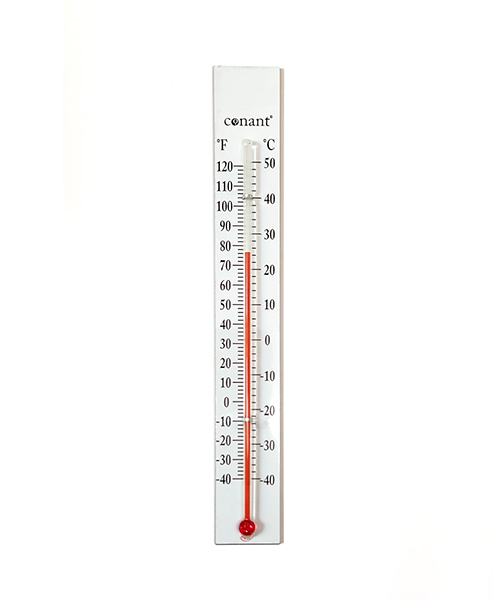 verdigris garden thermometer
